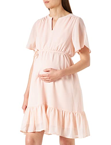 ESPRIT Maternity Damen Dress Woven Short Sleeve Kleid, Light Pink - 690, 40 EU von ESPRIT