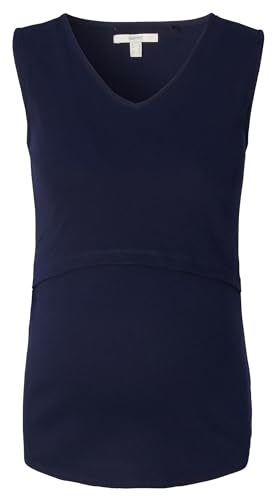 ESPRIT Maternity Damen Nursing Sleeveless T-Shirt, Dunkles Marineblau 402, Large von ESPRIT Maternity