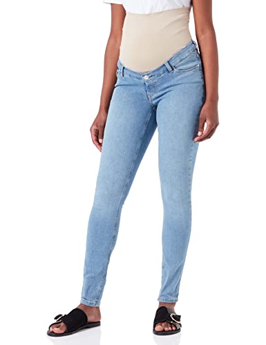 ESPRIT Maternity Damen Pants Denim Over The Belly Skinny Jeans, Lightwash-950, 34/32 von ESPRIT Maternity