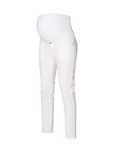 ESPRIT Maternity Damen Pants Woven Over The Belly Slim 7/8 Hose, Bright White-101, 46 von ESPRIT Maternity