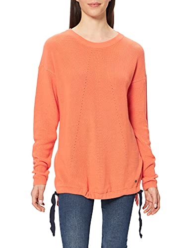 ESPRIT Maternity Damen Sweater ls Umstandspullover, Orange (Coral Orange 870), 38 (Herstellergröße: M) von ESPRIT Maternity