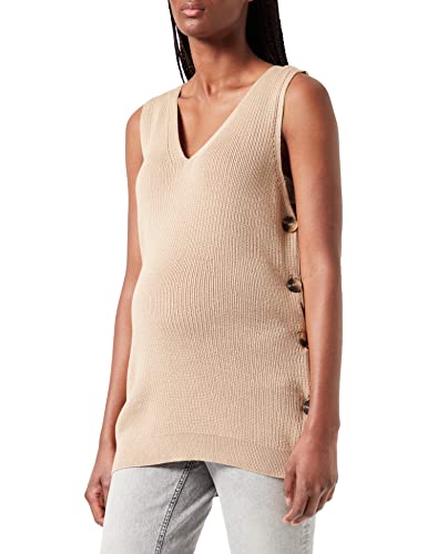 ESPRIT Maternity Damen Sweater zonder mouwen Pullover, Light Taupe - 260, 40 EU von ESPRIT Maternity