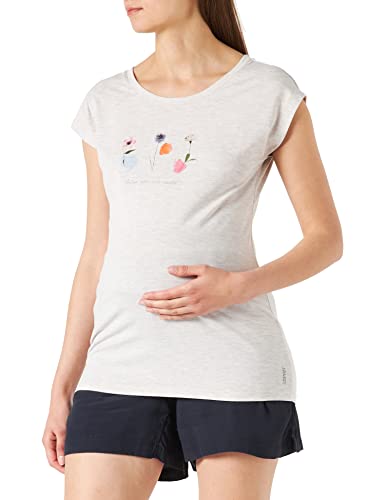 ESPRIT Maternity Damen T-shirt Short Sleeve T Shirt, Oatmeal Melange - 006, 36 EU von ESPRIT Maternity