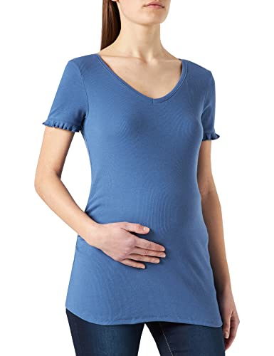 ESPRIT Maternity Damen T-shirt met korte mouwen T Shirt, Smoke Blue - 404, 34 EU von ESPRIT Maternity