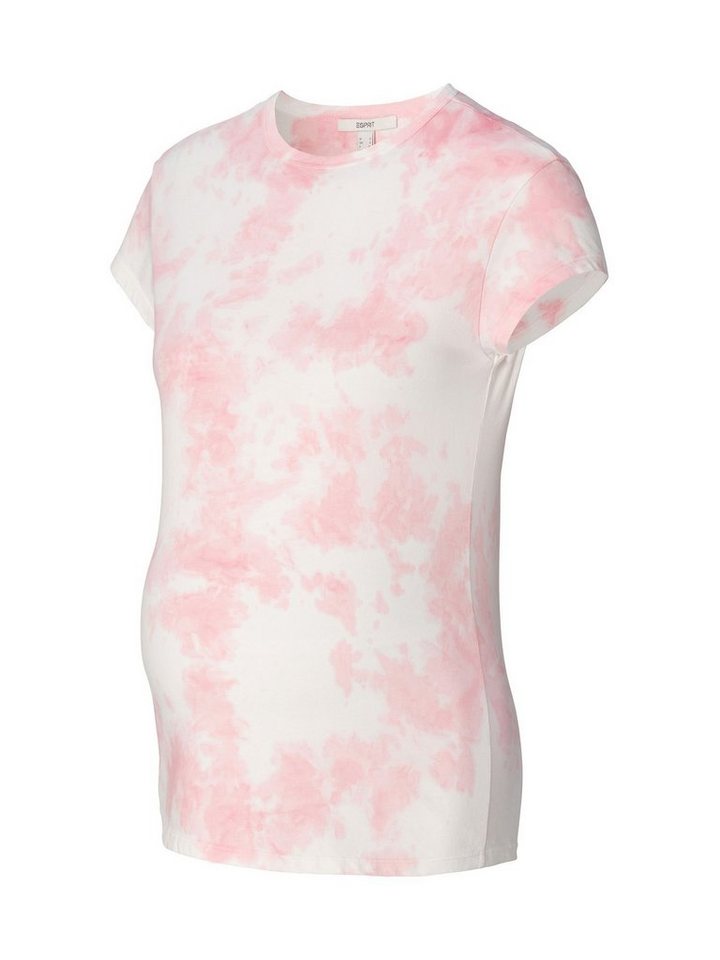 ESPRIT maternity Umstandsshirt Baumwoll-T-Shirt mit Ice-Dye-Batikmuster von ESPRIT maternity