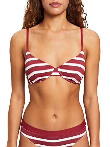 ESPRIT Damen Brela Beach Rcs Uw.bra Bikini, Dark Red 3, C EU von ESPRIT