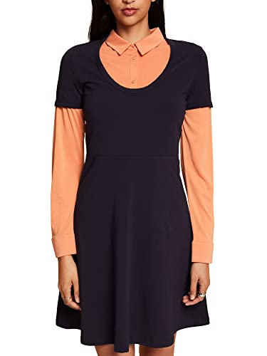 ESPRIT Damen 043CC1E318 Kleid, 400/NAVY, L von ESPRIT