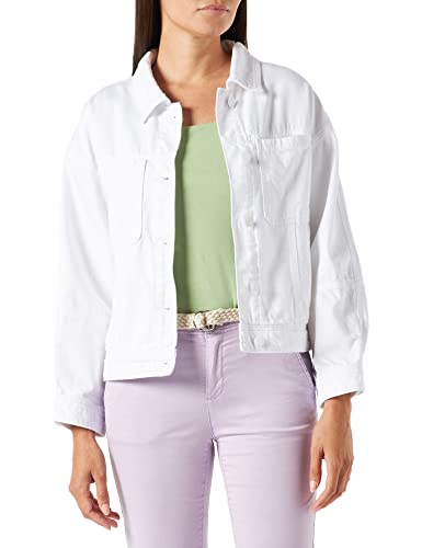 ESPRIT Damen 052EO1G305 Jacke, 100/WHITE, XS von ESPRIT