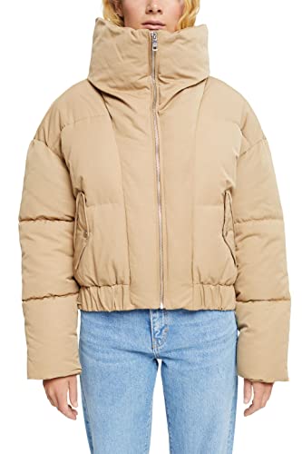 ESPRIT Damen 082EE1G313 Jacke, 250/KHAKI BEIGE, L von ESPRIT