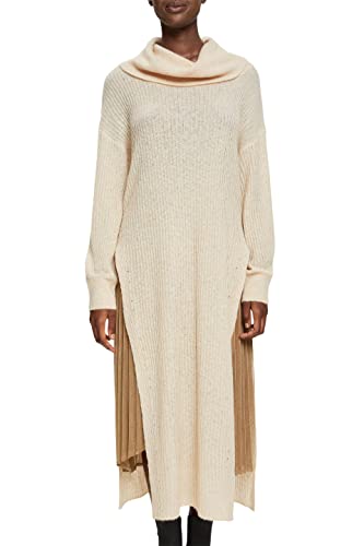 ESPRIT Damen 092EO1I304 Pullover, 299/CREAM BEIGE 5, M von ESPRIT