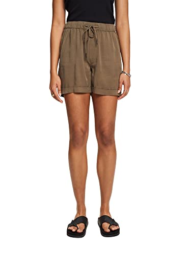 ESPRIT Damen 993CC1C303 Shorts, 350/KHAKI Green, 30 von ESPRIT