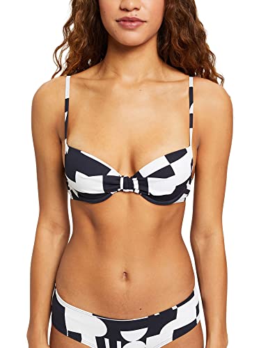 ESPRIT Damen Cube Beach Pad.bra Bikini, Black 3, B EU von ESPRIT