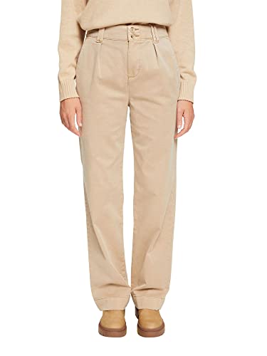 ESPRIT Damen Hose 072ee1b328, Sand, 30W / 32L von ESPRIT