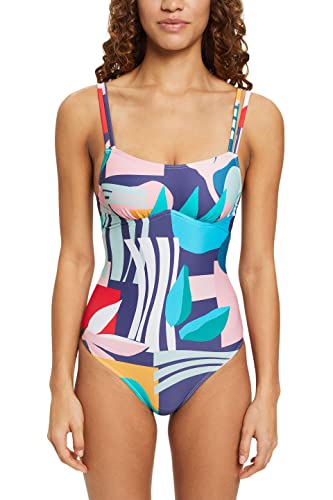 ESPRIT Damen Newport Beach RCS Swimsuit Badeanzug, Ink 3 C, 42 B von ESPRIT