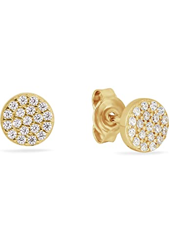 ESPRIT Damen-Ohrstecker 925er Silber 38 Zirkonia One Size Gelbgold 32023006 ESPRIT Damen-Ohrstecker 925er Silber 38 Zirkonia One Size Gelbgold 32023006 von ESPRIT