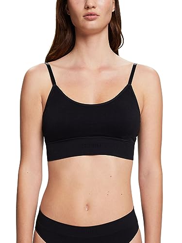 ESPRIT Damen Seamfree Logo RCSwirl.Bustier Bustier, Black, XL von ESPRIT