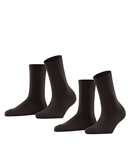 ESPRIT Damen Socken Uni Multipack W So Baumwolle einfarbig 2 Paar, Braun Dark Brown 5230, 39-42 ESPRIT Damen Socken Uni Multipack W So Baumwolle einfarbig 2 Paar, Braun Dark Brown 5230, 39-42 von ESPRIT