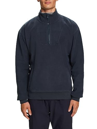 ESPRIT Fleece-Sweatshirt mit halbem Zipper von ESPRIT