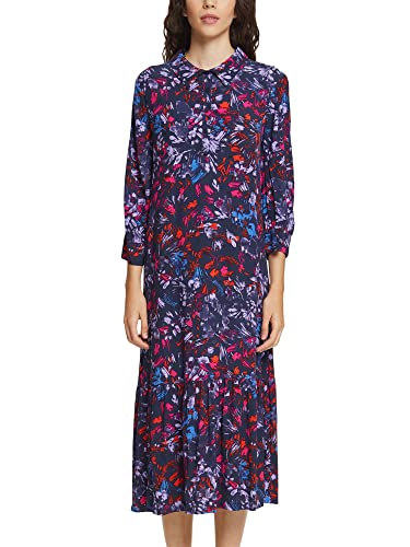 ESPRIT Damen 082ee1e302 Kleid, Navy, 36 EU von ESPRIT