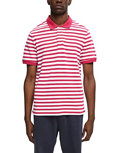 ESPRIT Herren 993EE2K302 Polohemd, 652/DARK PINK 3, XL von ESPRIT