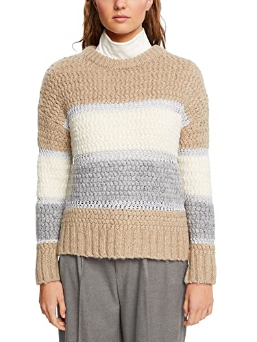 ESPRIT Damen 112EE1I319 Pullover, 287/SAND 3, XXL von ESPRIT