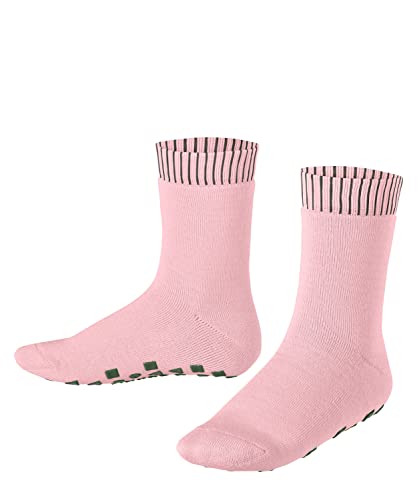 ESPRIT Haussocken Foot Logo Bio Baumwolle Kinder rosa lila viele weitere Farben verstärkte Hüttensocken ohne Muster atmungsaktiv Noppendruck rutschhemmend auf der Sohle 1 Paar von ESPRIT