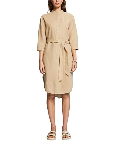 ESPRIT Damen 043EE1E329 Kleid, 285/SAND, 44 von ESPRIT