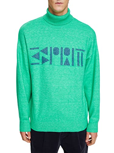 ESPRIT Herren 112EE2I315 Pullover, 330/LIGHT Green, L von ESPRIT