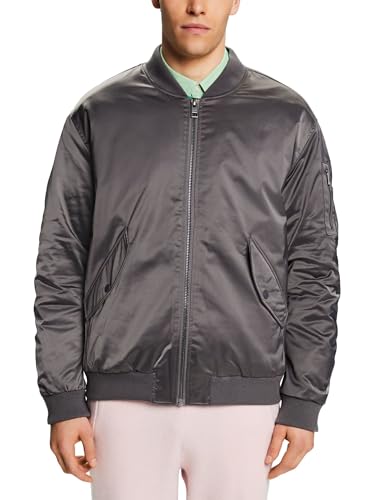 ESPRIT Herren 113EE2G304 Jacke, 020/DARK Grey, S von ESPRIT