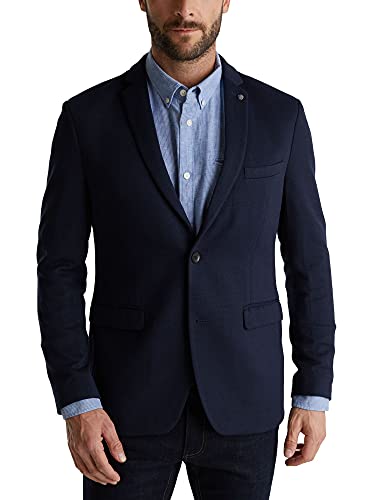 ESPRIT Herren Blazer 990ee2g301, Dark Blue, 90 von ESPRIT