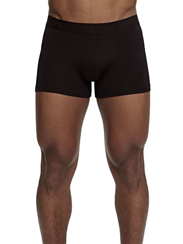 ESPRIT Herren SUS 3shorts SLG Unterwäsche, Black, S (3er Pack) von ESPRIT