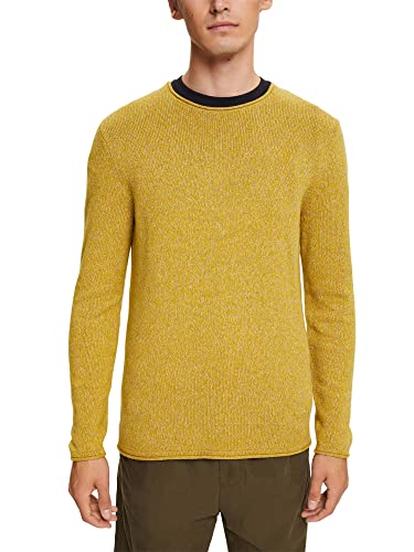 ESPRIT Herren 092EE2I301 Pullover, 769/DUSTY Yellow 5, XL von ESPRIT