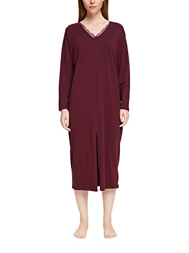 ESPRIT Damen Seasonal LACE 2 SUS Nightshirt Nachthemd, Bordeaux RED, 36 von ESPRIT