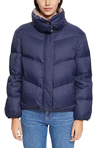 ESPRIT Damen 092ee1g315 Jacke, Navy, L EU von ESPRIT