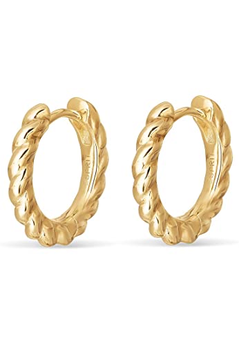 ESPRIT Verdrehte goldfarbene Creolen ESPRIT Verdrehte goldfarbene Creolen von ESPRIT