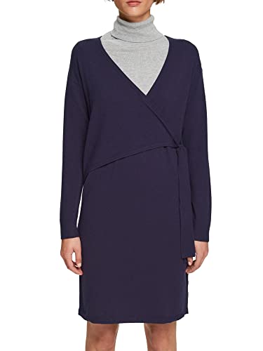 ESPRIT Damen 092EE1E336 Kleid, 400/NAVY, M von ESPRIT