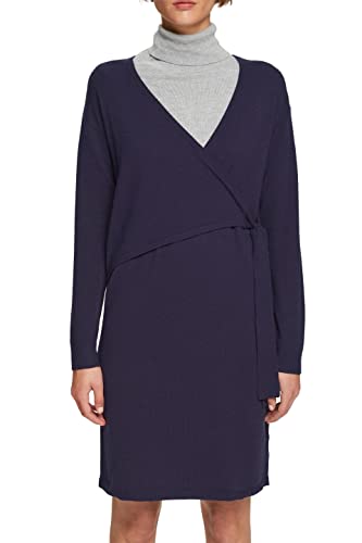 ESPRIT Damen 092EE1E336 Kleid, 400/NAVY, M von ESPRIT