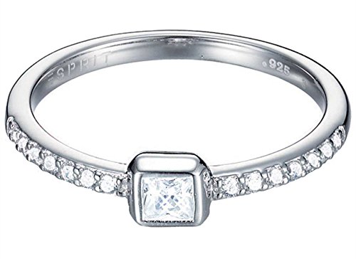 Esprit Damen-Ring Pico Glam 925 Silber rhodiniert Zirkonia weiß Rechteckschliff Esprit Damen-Ring Pico Glam 925 Silber rhodiniert Zirkonia weiß Rechteckschliff von Esprit