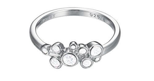 Esprit Damen-Ring Symphony 925 Silber rhodiniert Zirkonia weiß Rundschliff Esprit Damen-Ring Symphony 925 Silber rhodiniert Zirkonia weiß Rundschliff von Esprit