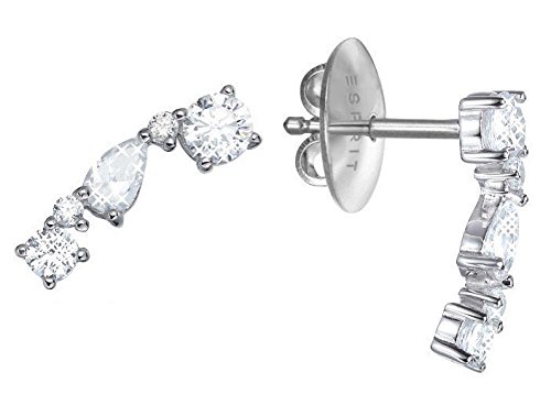 Esprit Damen-Ohrhänger Diadem 925 Silber rhodiniert Zirkonia weiß Rundschliff 1.5 cm - ESER92990A000 Esprit Damen-Ohrhänger Diadem 925 Silber rhodiniert Zirkonia weiß Rundschliff 1.5 cm - ESER92990A000 von ESPRIT