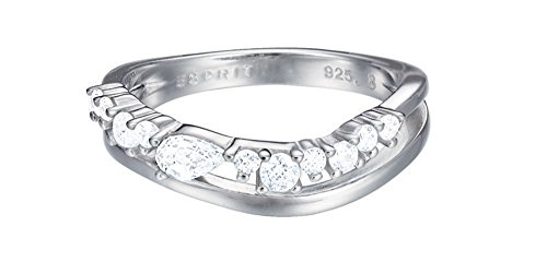 Esprit Essential Damen-Ring 925 Silber rhodiniert Zirkonia transparent Esprit Essential Damen-Ring 925 Silber rhodiniert Zirkonia transparent von ESPRIT