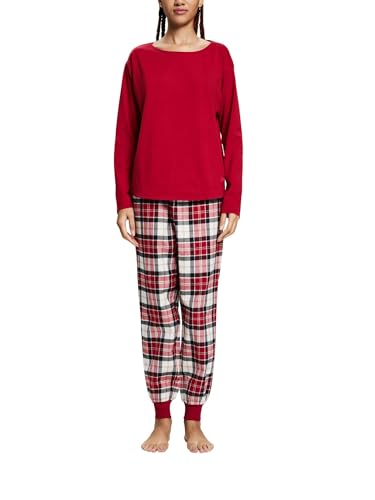 ESPRIT Pyjamaset Damen,Red 3,S von ESPRIT