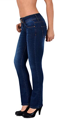 Bootcut Jeans Damen Stretch Jeanshose Low Waist Weite Hose Flared Schlaghose Hüftjeans Bis Übergröße B600 Bootcut Jeans Damen Stretch Jeanshose Low Waist Weite Hose Flared Schlaghose Hüftjeans Bis Übergröße B600 von ESRA
