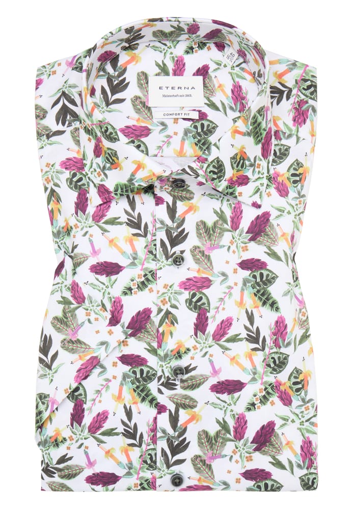 COMFORT FIT Hemd in magnolia bedruckt von ETERNA Mode GmbH