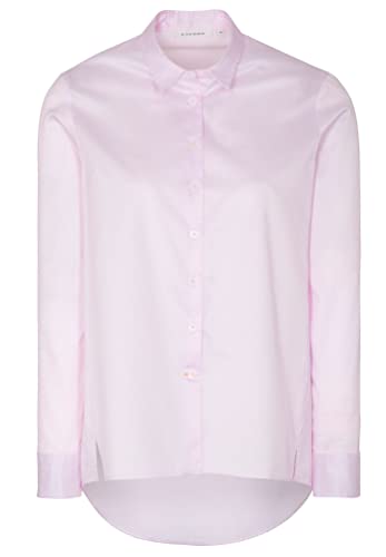 ETERNA Comfort Fit Bluse Langarm Hemdenkragen Twill rosa Größe 48 von ETERNA