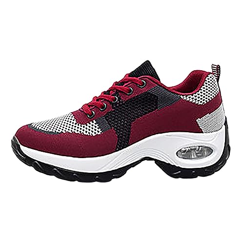 Damen Sneaker Atmungsaktiv Turnschuhe Leicht Laufschuhe Sportschuhe Stoßfest Elegant Ballerinas Damen Sommerschuhe Basketball Shoes Sport Barfuss Schuhe Damen Sommerschuhe Fitnessschuhe von ETHKIA