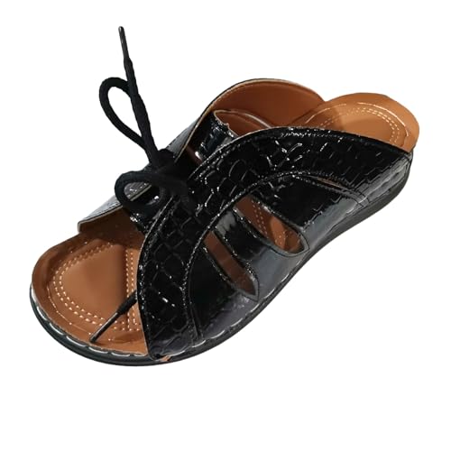 ETHKIA Sommerschuhe Bequeme Sandalen Damen Elegant laufschuhe herren Sommerschuhe Slings Damen Outdoor Plateau Schuhe Damen Stoßfest Sport- & Outdoorsandalen für Damen von ETHKIA