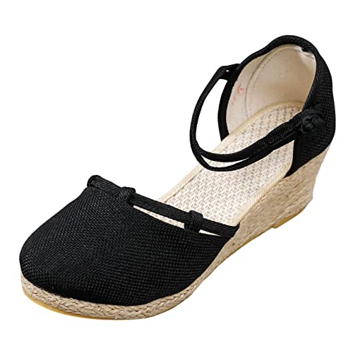 ETHKIA Sommerschuhe Damen Sandalen Bequem Hausschuhe Herren Sommerschuhe Schuhe Breite Füße Hiking Stiefeletten Damen Stoßfest Sport- & Outdoorsandalen für Damen von ETHKIA