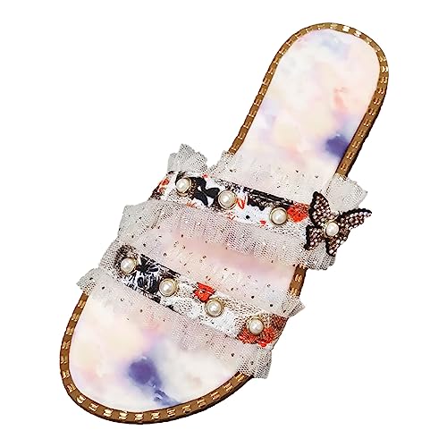 ETHKIA Sommerschuhe Damen Sandalen Mit Absatz Elegant Badeschuhe Damen Sommerschuhe Plateau Schuhe Damen Walking Sandalen Damen Mit Absatz Stoßfest Sport- & Outdoorsandalen für Damen von ETHKIA