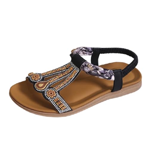 ETHKIA Sommerschuhe Damen Sandalen Mit AbsatzElegant Flip Flops Damen Sommerschuhe Plateau Schuhe Damen Walking High Heels Stoßfest Sport- & Outdoorsandalen für Damen von ETHKIA